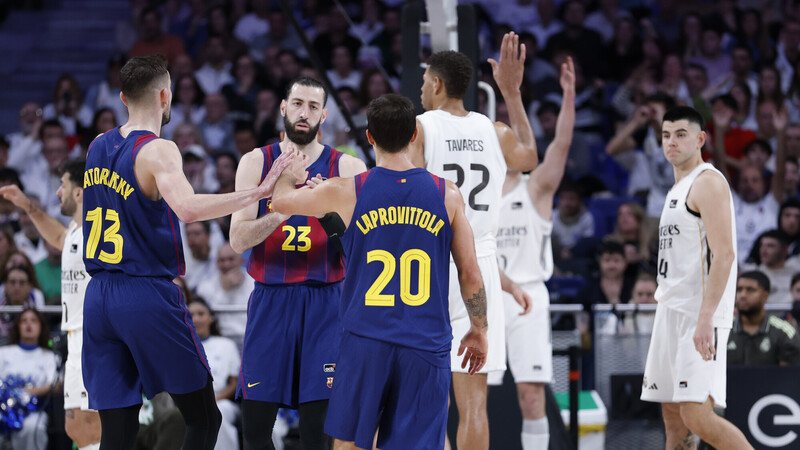 Un Barça imperial conquista el fortín madridista (100-105)