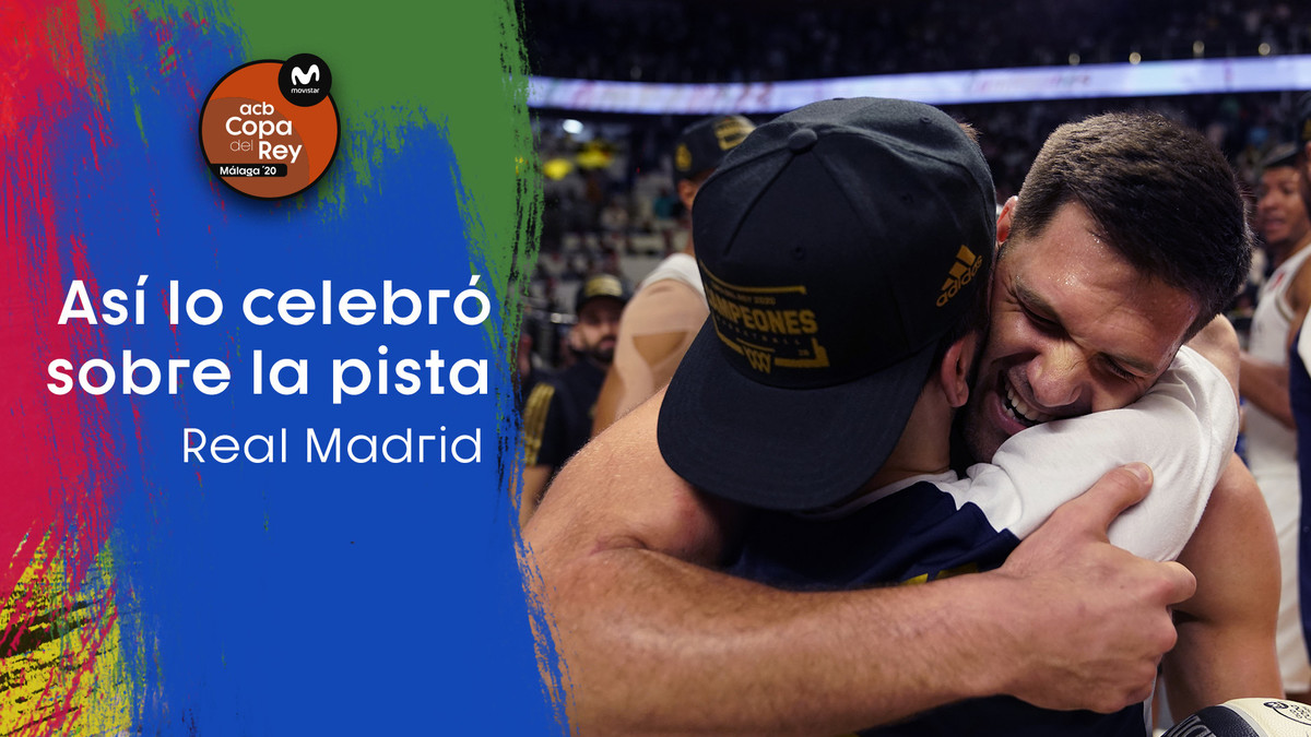 Así fue la celebración en pista 