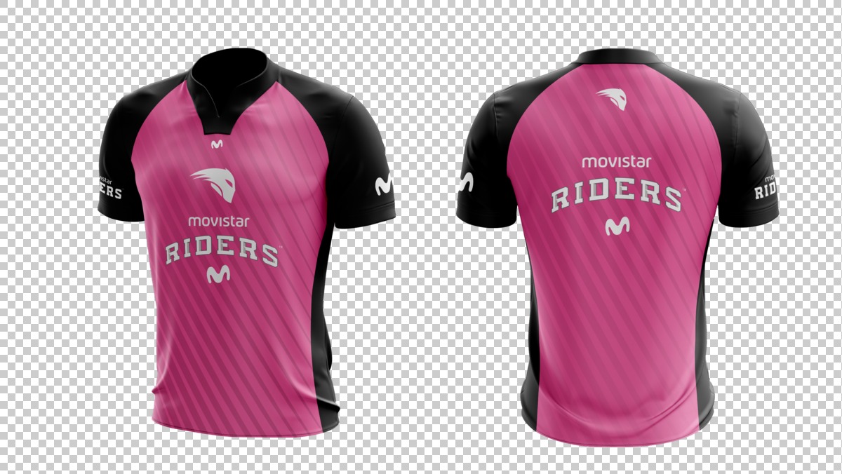 Una equipación de Movistar Riders